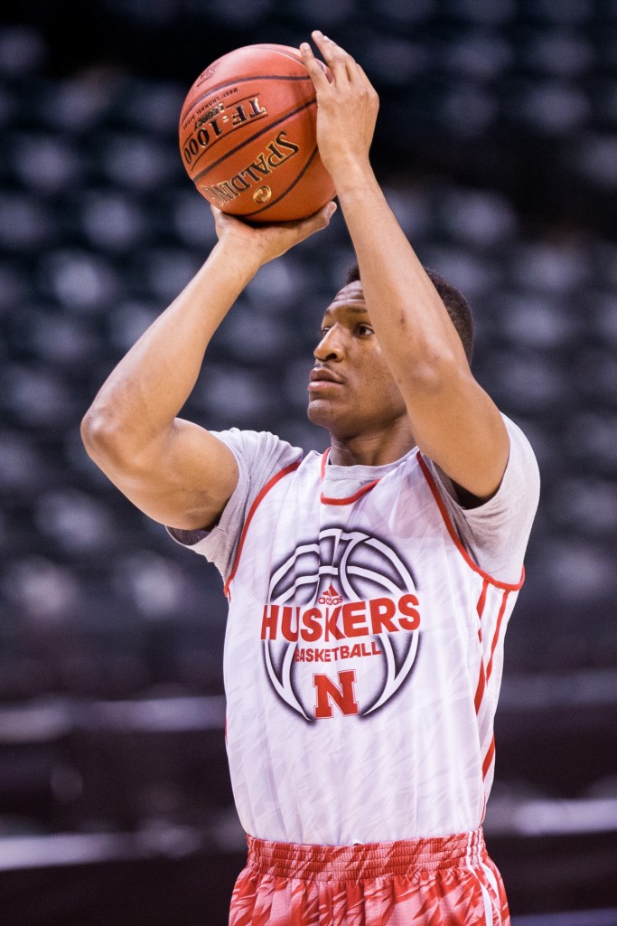 030916 Shootaround Day One Big Ten Tournament Nebraska Men's Basketball Lincoln, Nebraska Game Start Time: 10:35 AM Game Date March 9, 2015 Photos by Nate Olsen/NU Communications